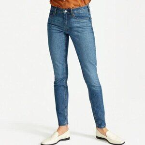 Everlane Mid Rise Ankle Washed Skinny Jeans 25
